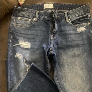 Aeropostale Chelsea Distressed Bootcut Jeans